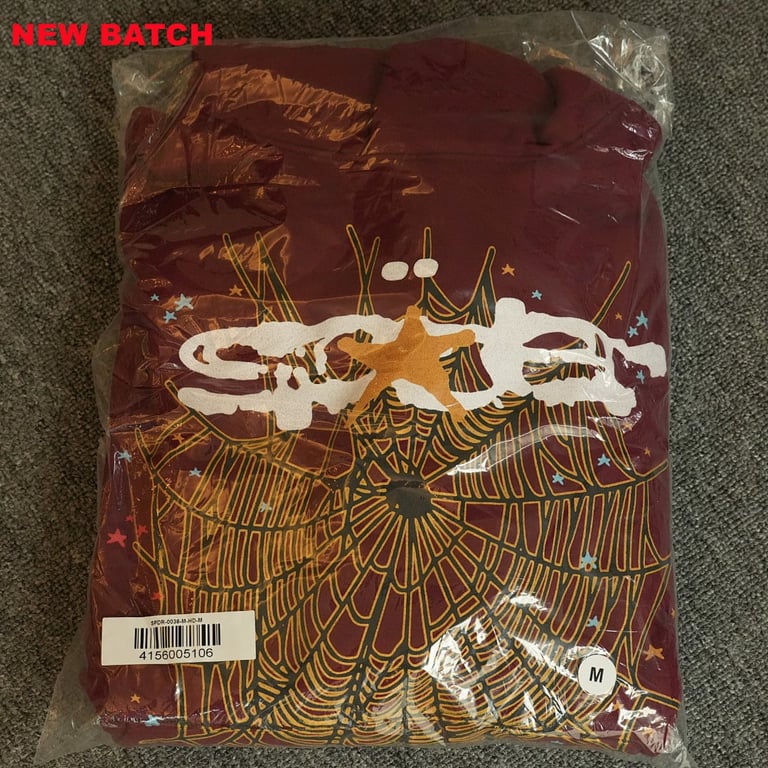 Sp5der Logo Hoodie Maroon - 11