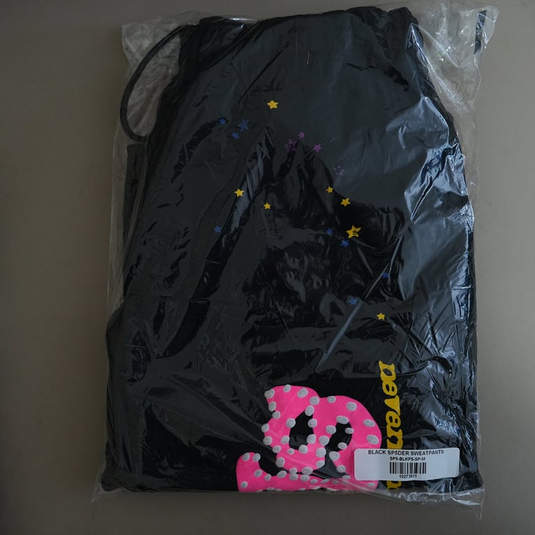 Sp5der P*NK V2 Sweatpant Black - 3