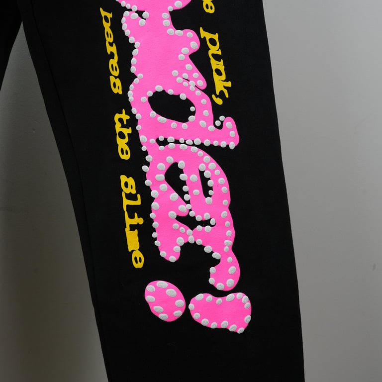 Sp5der P*NK V2 Sweatpant Black - 5