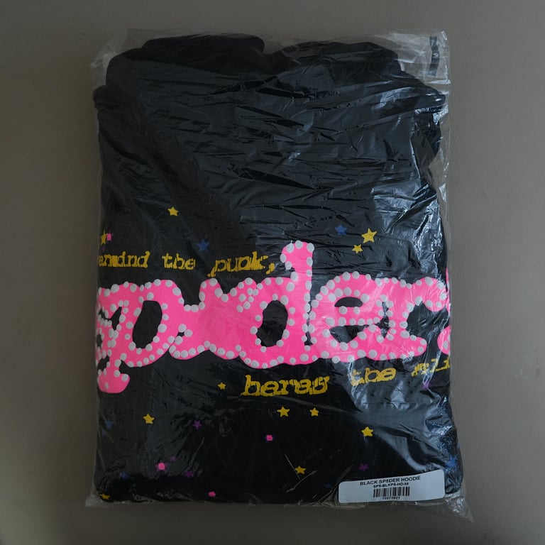 Sp5der P*NK V2 Hoodie Black - 8