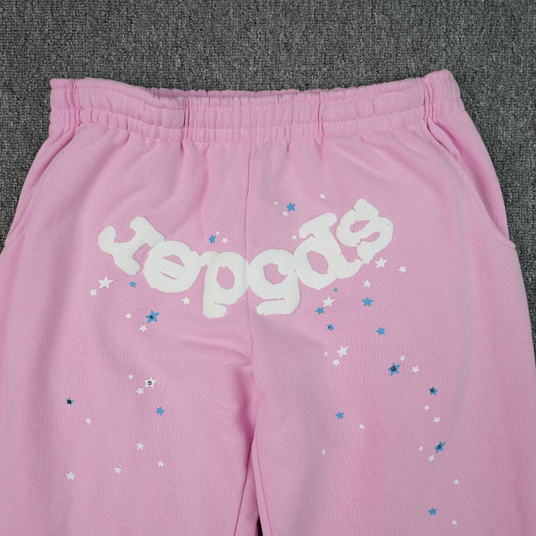 Sp5der Atlanta Sweatpants Pink - 4