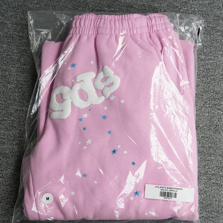 Sp5der Atlanta Sweatpants Pink - 33