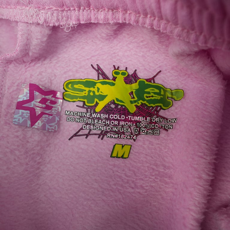Sp5der Atlanta Sweatpants Pink - 9
