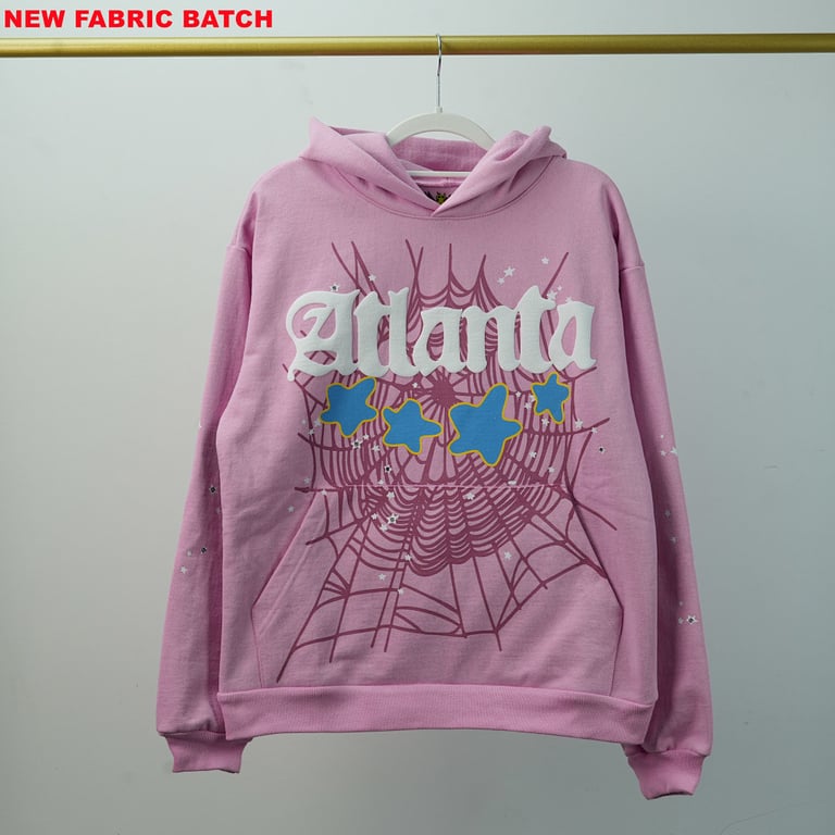 Sp5der Atlanta Hoodie Pink - 15
