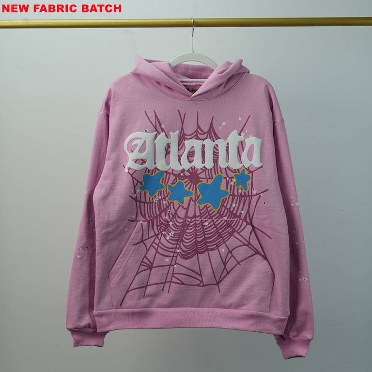 Sp5der Atlanta Hoodie Pink - 16
