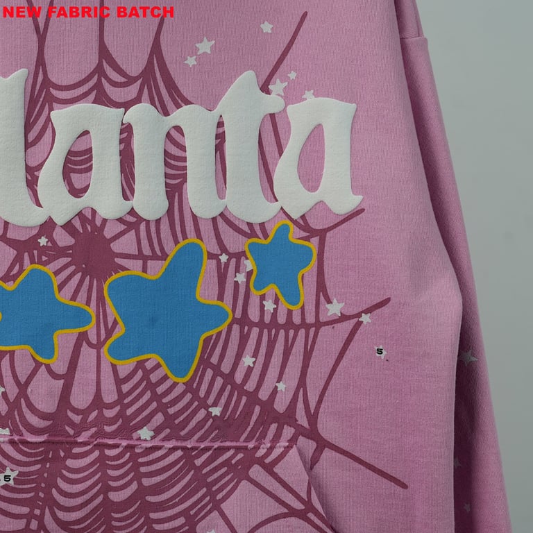 Sp5der Atlanta Hoodie Pink - 26