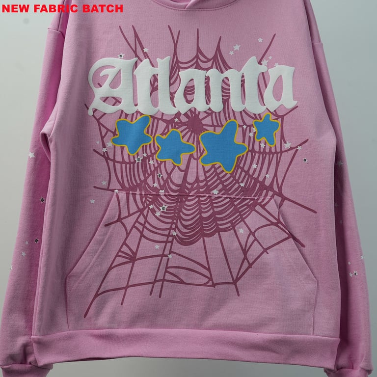 Sp5der Atlanta Hoodie Pink - 28