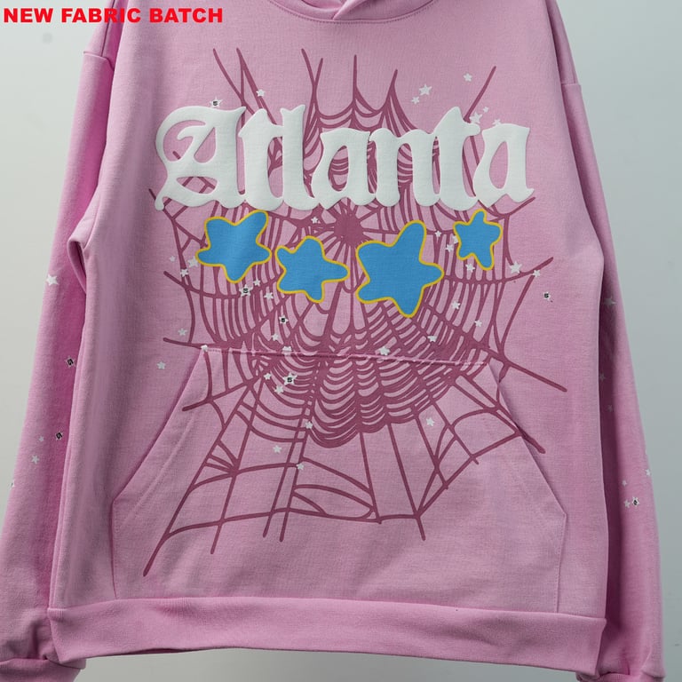 Sp5der Atlanta Hoodie Pink - 29