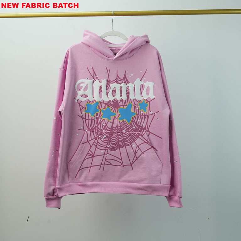 Sp5der Atlanta Hoodie Pink - 31
