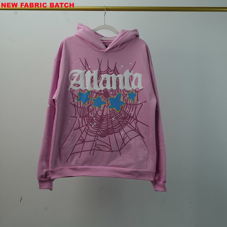 Sp5der Atlanta Hoodie Pink - 33