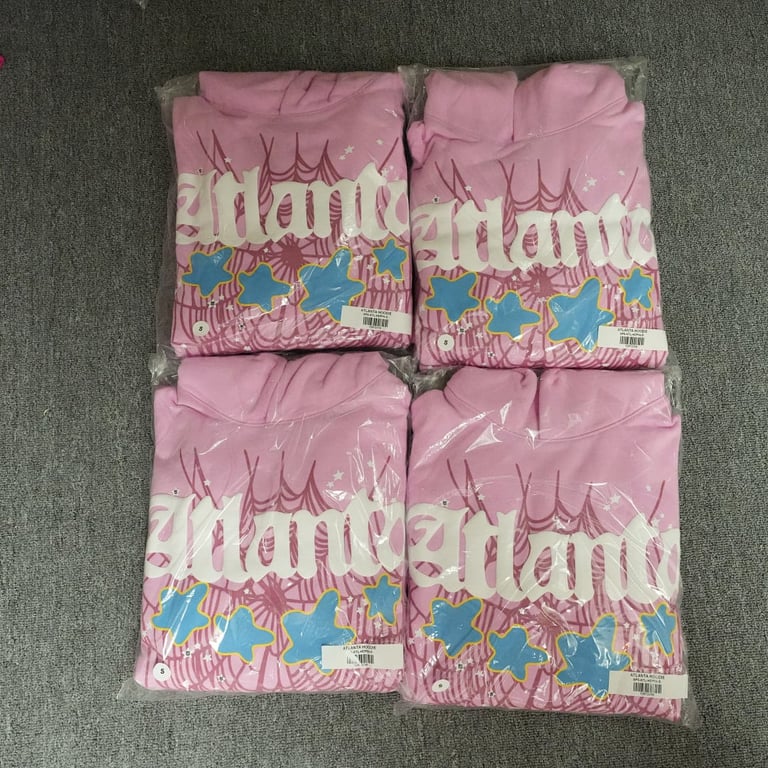 Sp5der Atlanta Hoodie Pink - 46