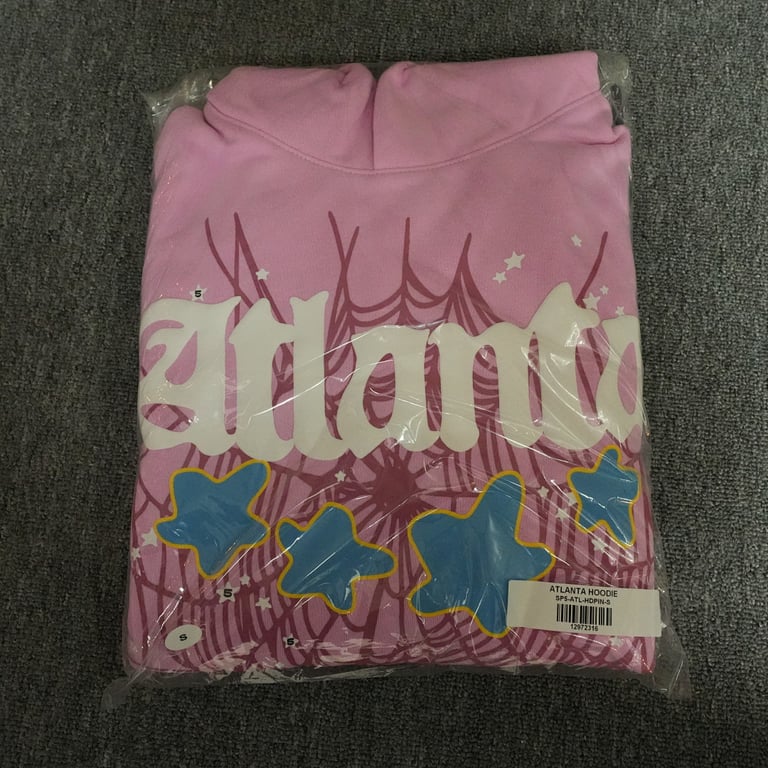 Sp5der Atlanta Hoodie Pink - 49