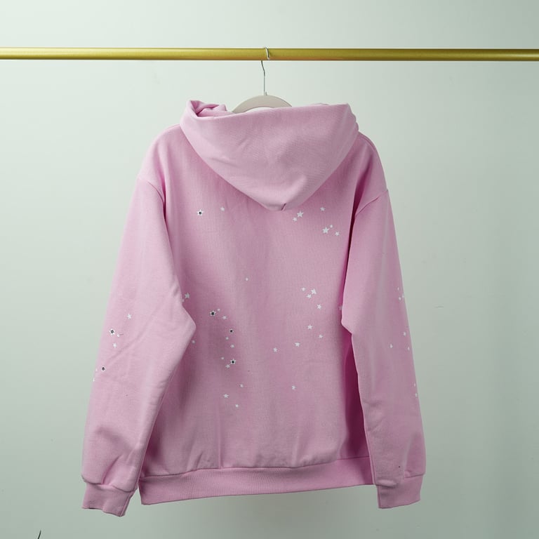 Sp5der Atlanta Hoodie Pink - 53