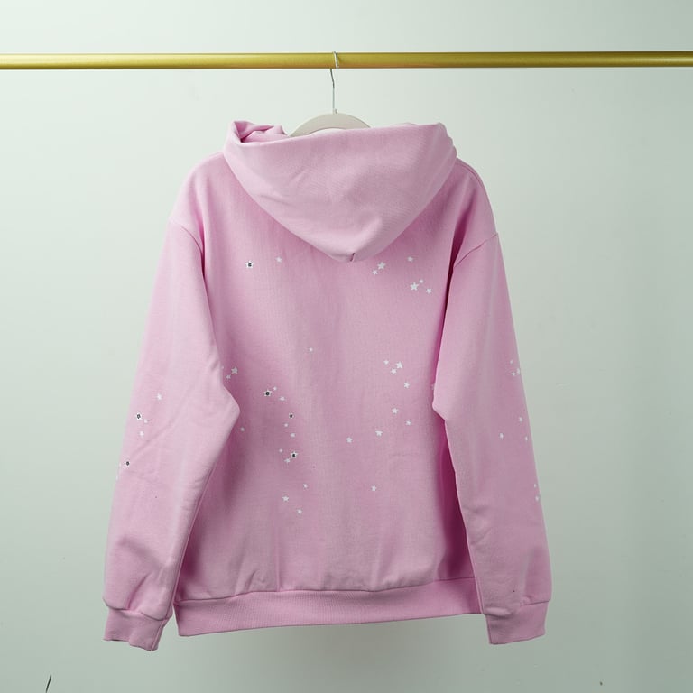 Sp5der Atlanta Hoodie Pink - 54