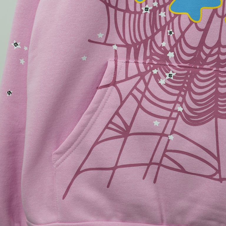 Sp5der Atlanta Hoodie Pink - 56