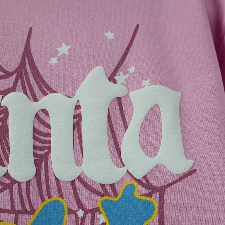 Sp5der Atlanta Hoodie Pink - 57