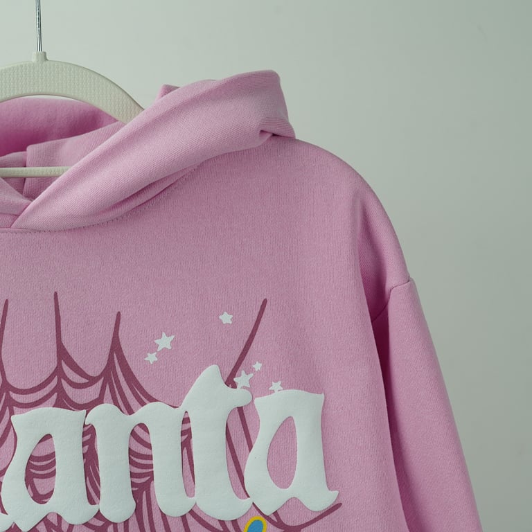 Sp5der Atlanta Hoodie Pink - 61