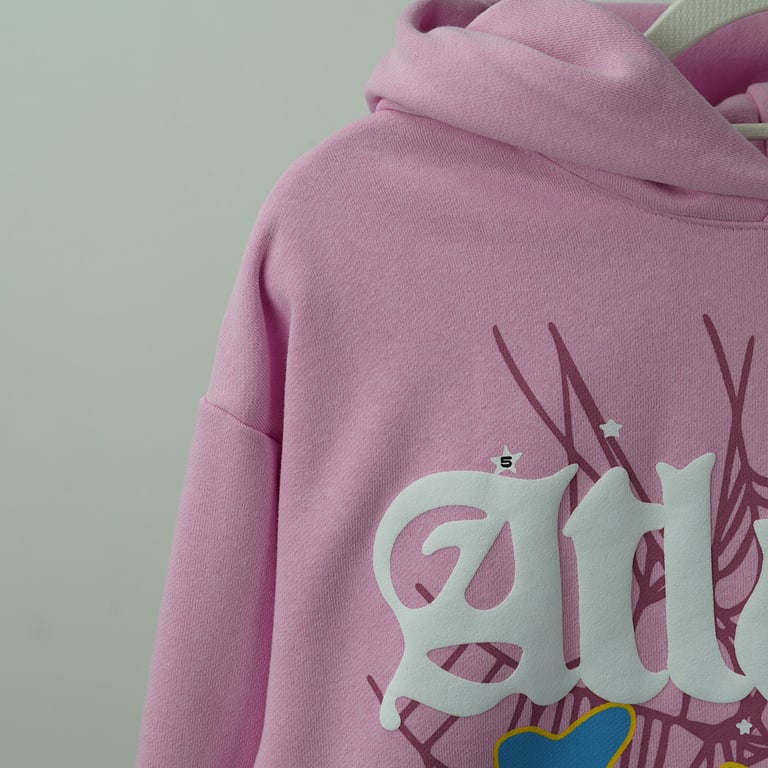 Sp5der Atlanta Hoodie Pink - 62