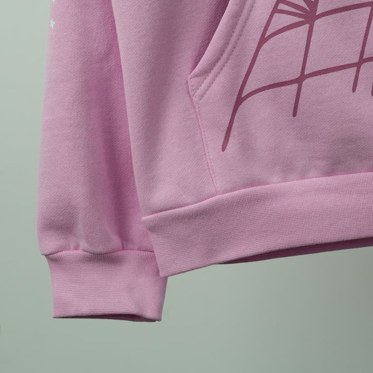 Sp5der Atlanta Hoodie Pink - 64