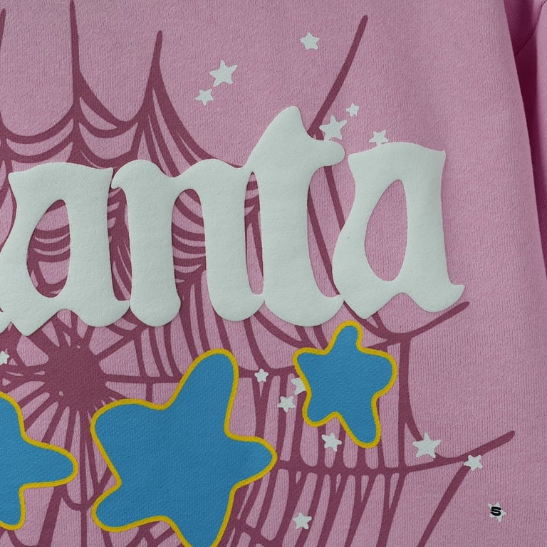 Sp5der Atlanta Hoodie Pink - 65