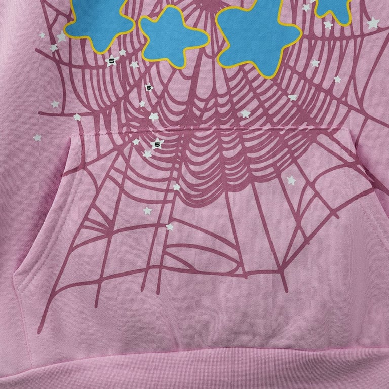 Sp5der Atlanta Hoodie Pink - 67