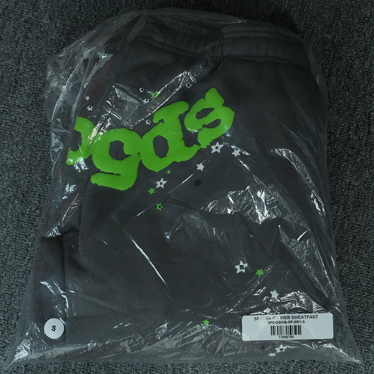 Sp5der Wait Web Sweatpant Slate Grey - 23