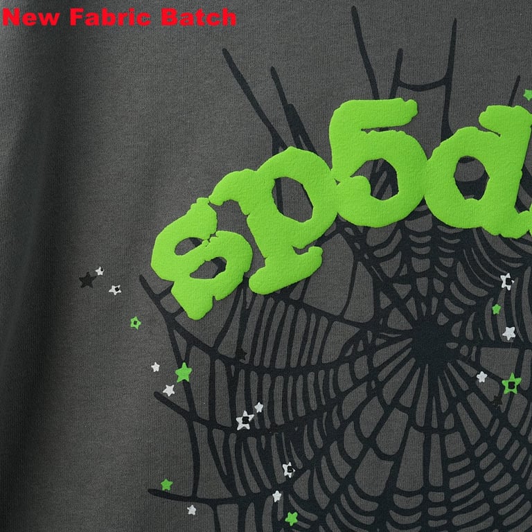 Sp5der Wait Web Hoodie Slate Grey - 11