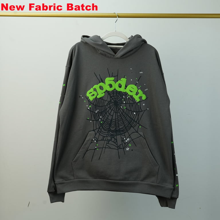 Sp5der Wait Web Hoodie Slate Grey - 16