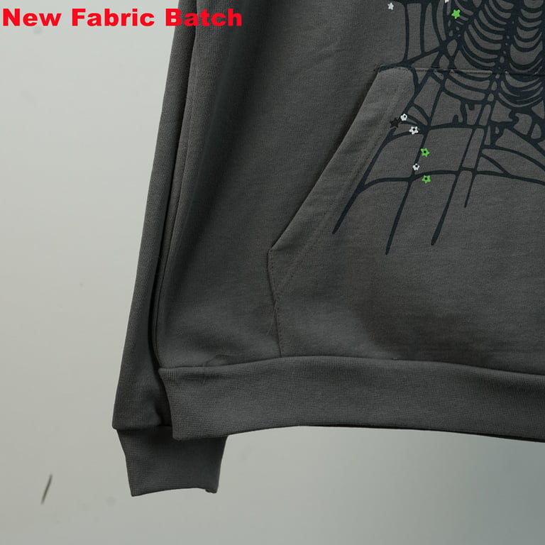 Sp5der Wait Web Hoodie Slate Grey - 22