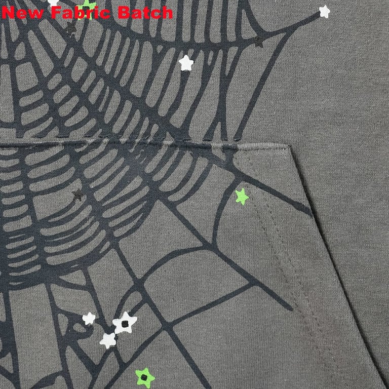 Sp5der Wait Web Hoodie Slate Grey - 47