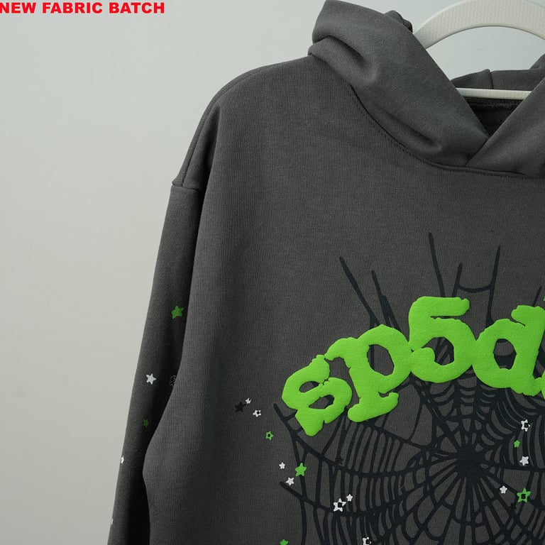 Sp5der Wait Web Hoodie Slate Grey - 6