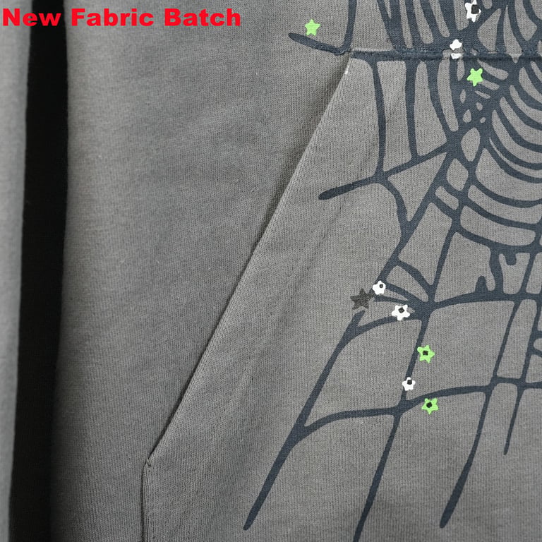 Sp5der Wait Web Hoodie Slate Grey - 54