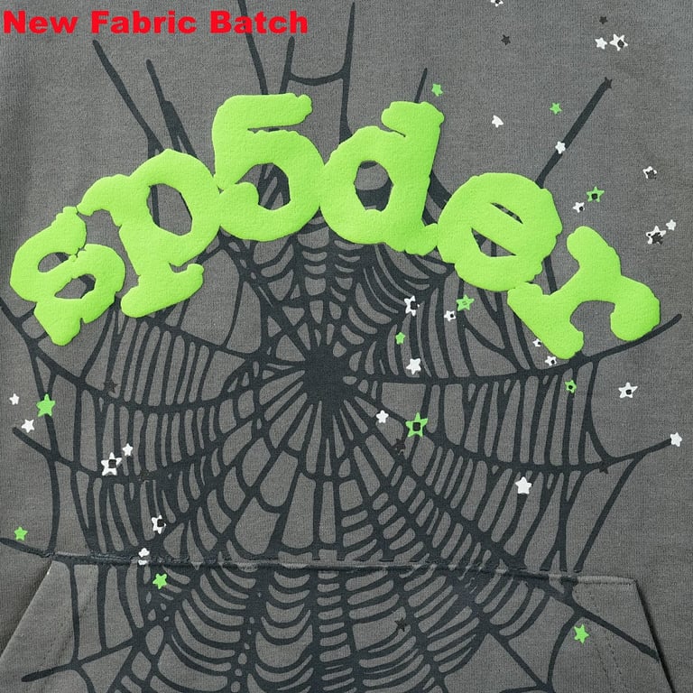Sp5der Wait Web Hoodie Slate Grey - 57