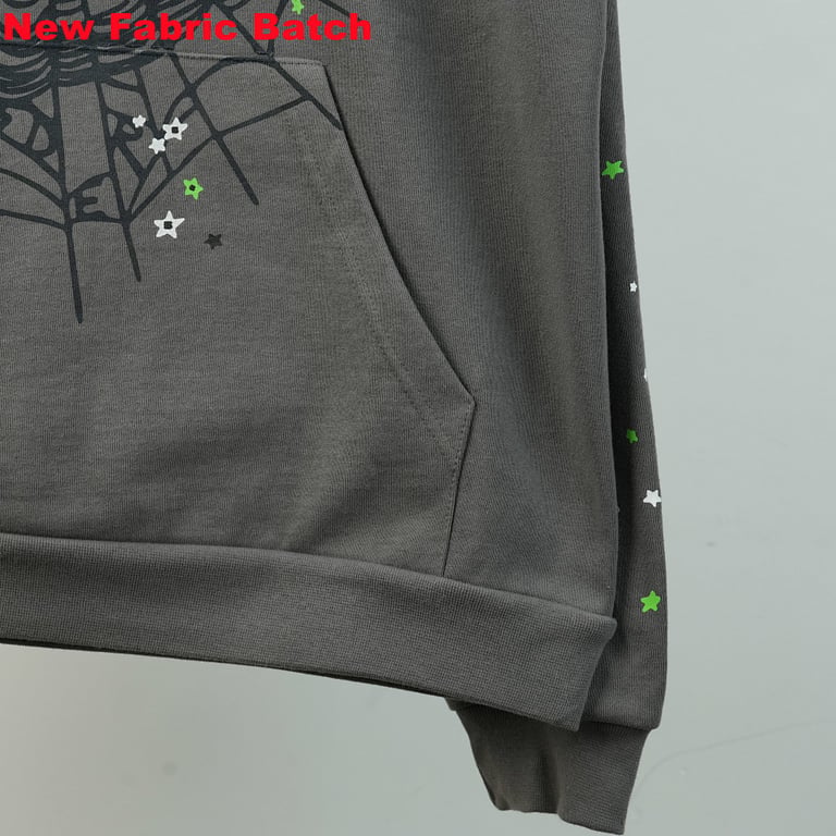 Sp5der Wait Web Hoodie Slate Grey - 10