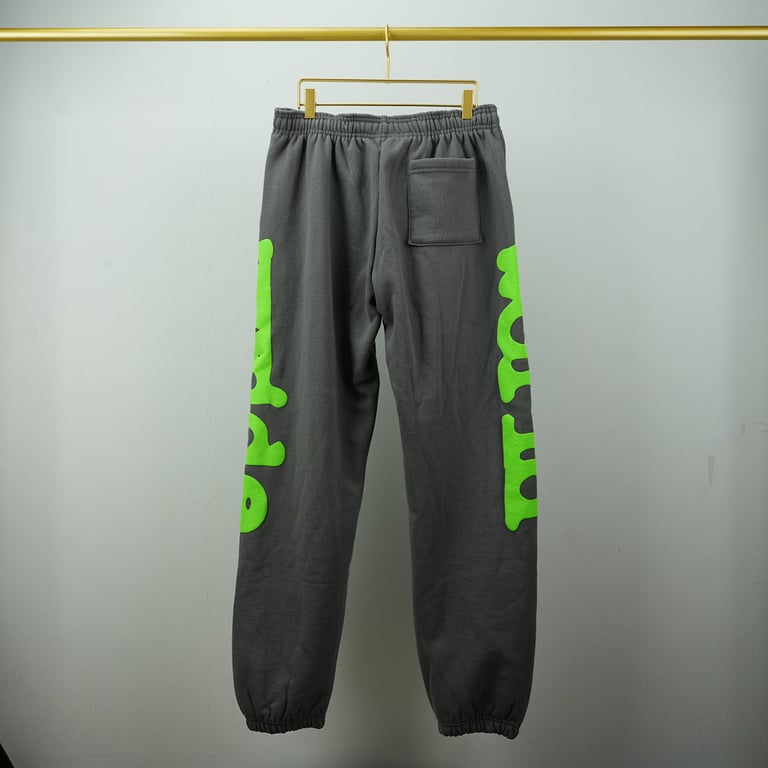Sp5der Beluga Sweatpants Slate Grey Green - 10