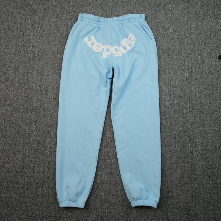 Sp5der Web Sweatpants Sky Blue - 16