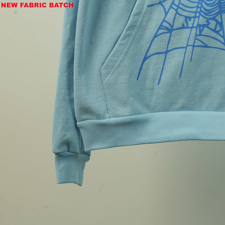 Sp5der Web Hoodie Sky Blue - 13