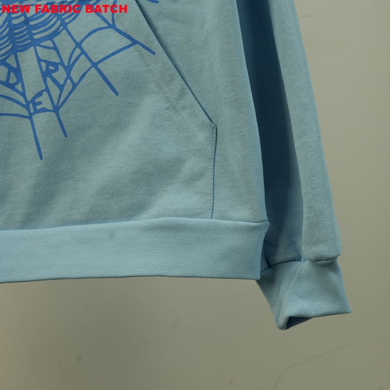 Sp5der Web Hoodie Sky Blue - 14