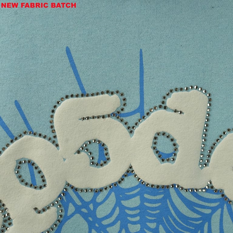 Sp5der Web Hoodie Sky Blue - 10