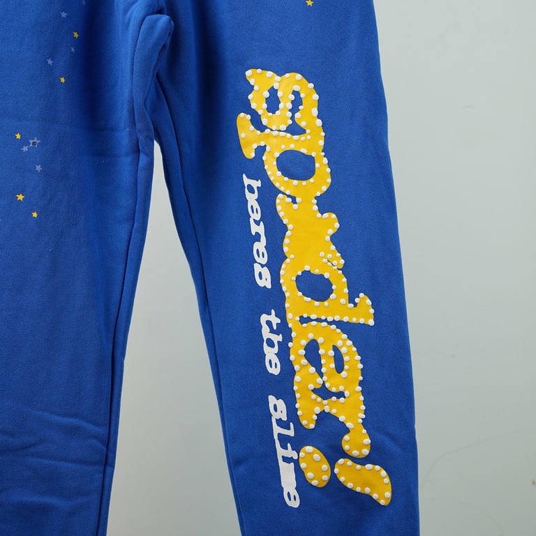 Sp5der TC Sweatpants Blue - 4