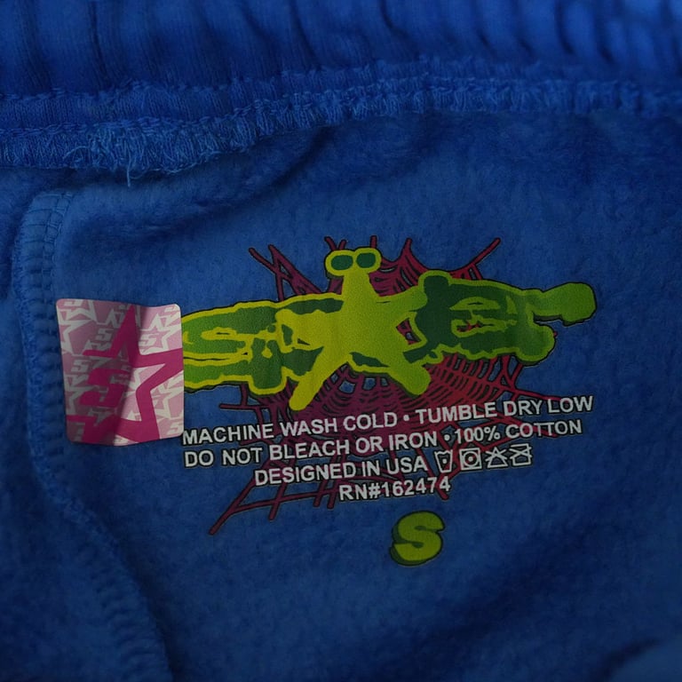 Sp5der TC Sweatpants Blue - 7
