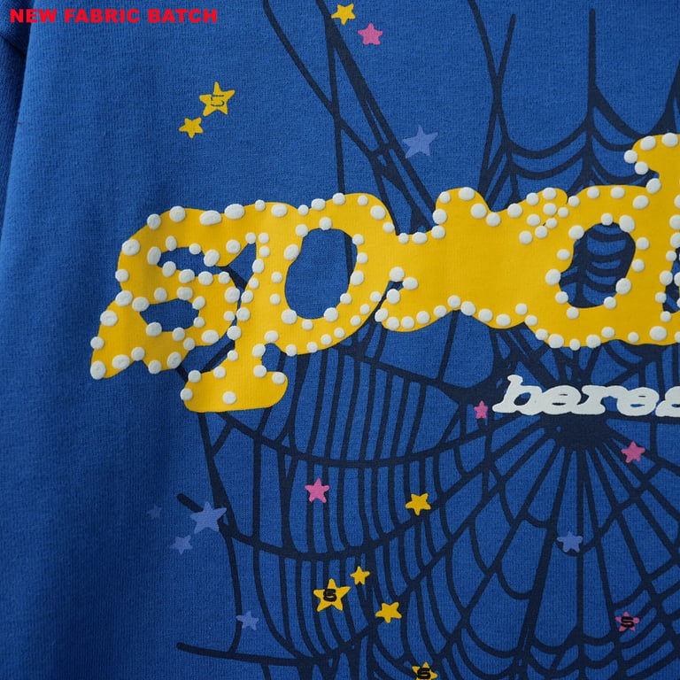 Sp5der TC Hoodie Blue - 11