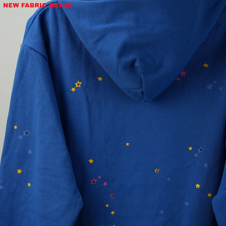 Sp5der TC Hoodie Blue - 14