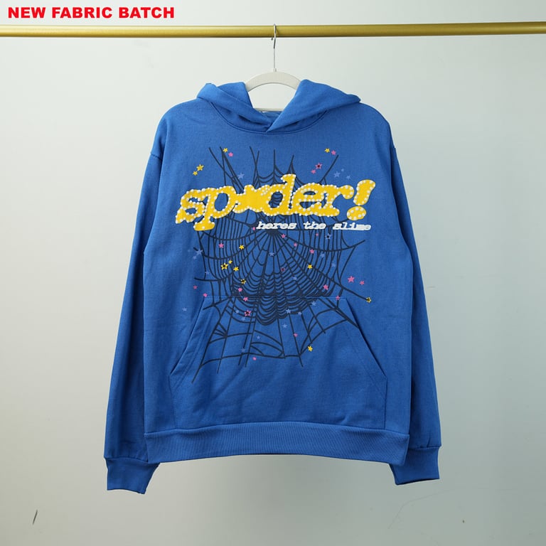 Sp5der TC Hoodie Blue - 25