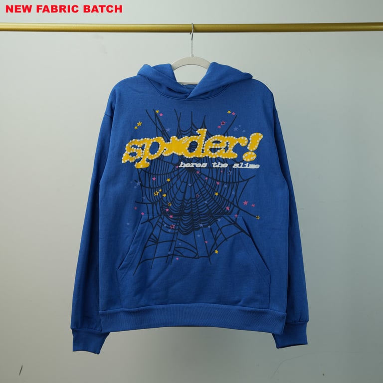 Sp5der TC Hoodie Blue - 26