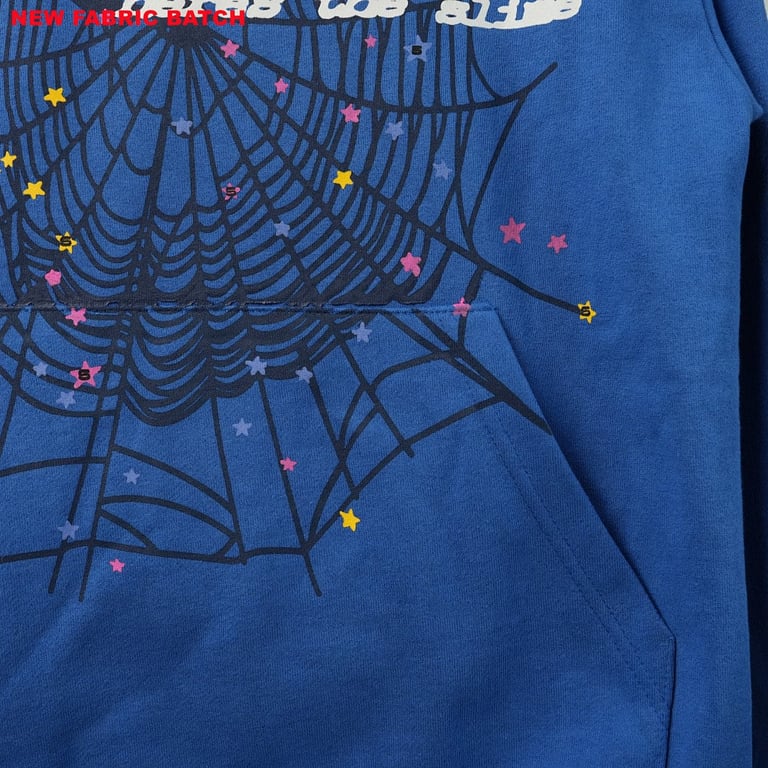 Sp5der TC Hoodie Blue - 4