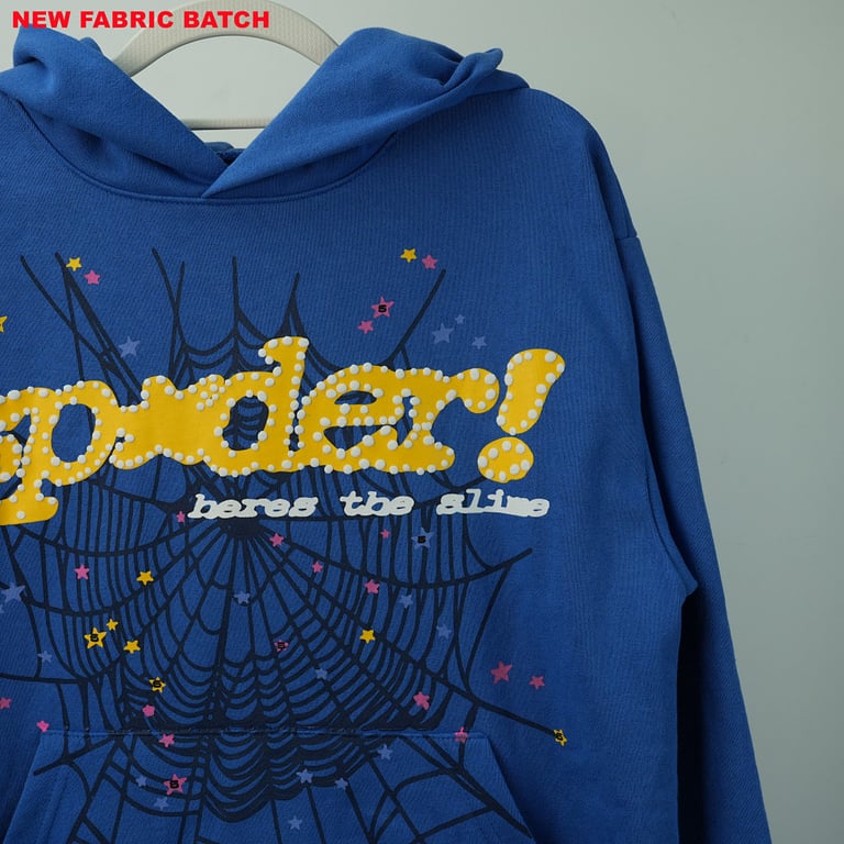 Sp5der TC Hoodie Blue - 6