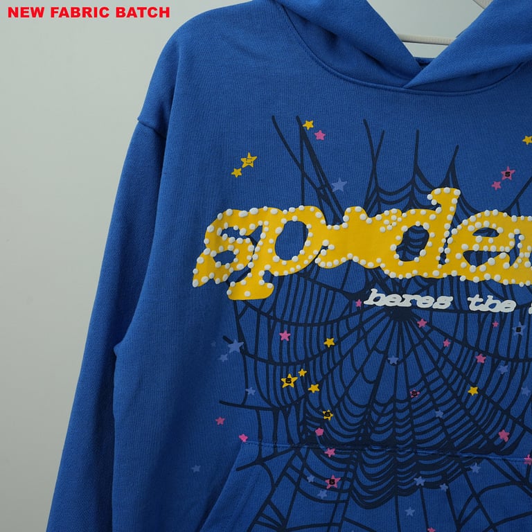 Sp5der TC Hoodie Blue - 7