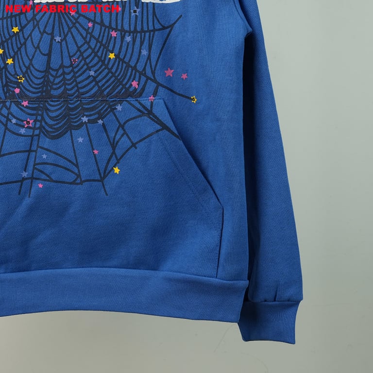 Sp5der TC Hoodie Blue - 8