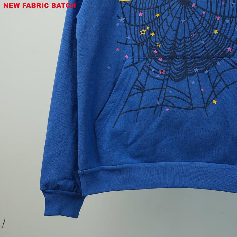 Sp5der TC Hoodie Blue - 9